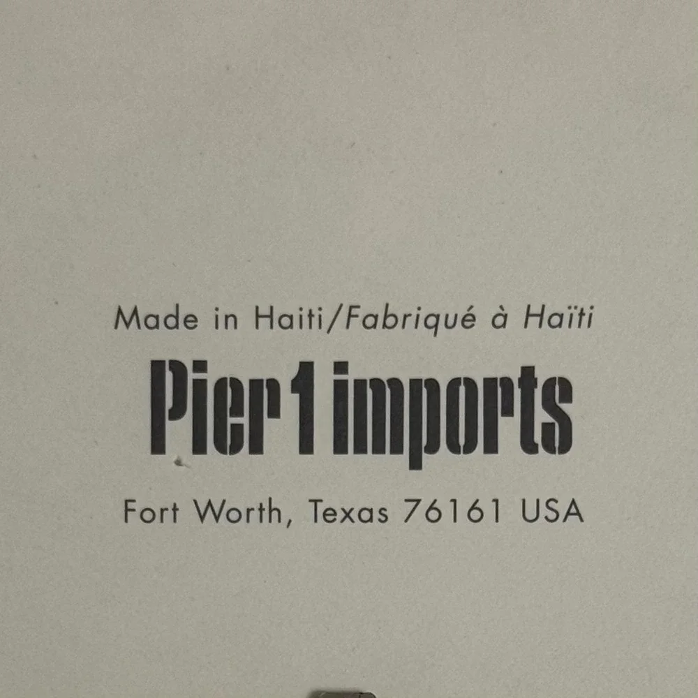 Pier 1 Frameless 8x10 Glass Clip Picture Frames Set of 5 Gallery Wall Haiti
